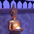 Buddah Statue in Amity Tandoori Restaurant in Redruth