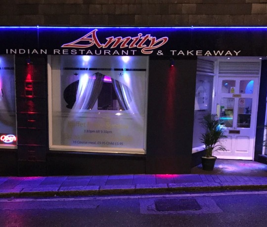 Amity Tandoori Restaurant in Redruth, serving traditional Indian Cuisine